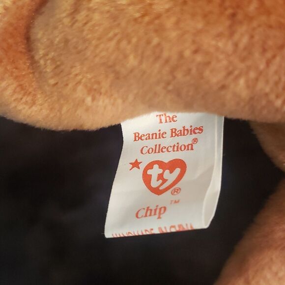 Vintage 1996 Ty Beanie Baby CHIP the Cat - Picture 8 of 8